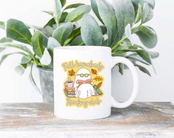 Fall Homebody Reading Club Mug | 11oz Ceramic Coffee Cup (Dishwasher Safe)