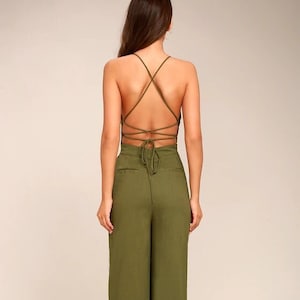 Fleabag backless jumpsuit clearance