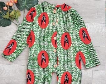 Mono para niños pequeños, mono para bebés, ropa africana para niños, mono para bebés, mameluco para bebés, ropa para bebés africanos, traje de cumpleaños, moda para bebés