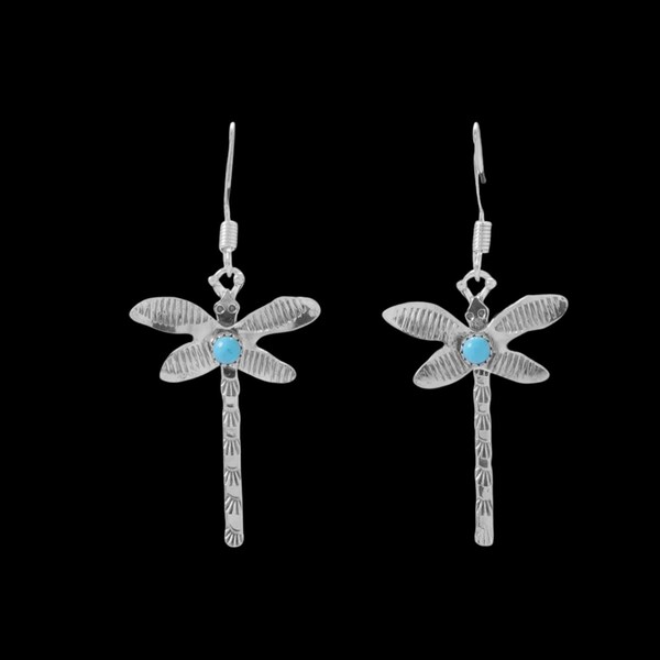 Navajo Dragonfly Earrings Etsy