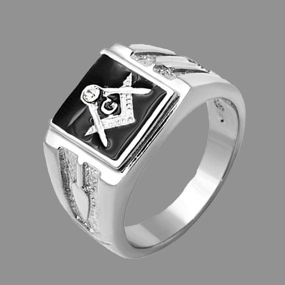 Men s Stainless Steel Masonic Ring Gift for Freemasons Gift for