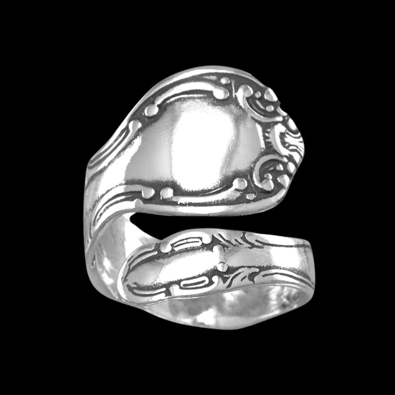 Adjustable Sterling Silver Spoon Ring, Rings Made From Silver Spoons