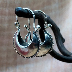 Romany hoops with a bead trim.