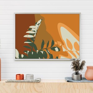 Digital Print, Green Leaf, Still Life Wall Art, Printable Digital Wall Art, Digital Home Decor Prints