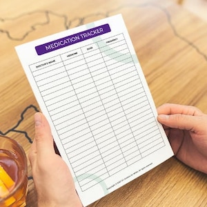Medication Tracker l Medication Log l Medication List l Medication Sheet l Medication Tracker Template l Printable Medication List