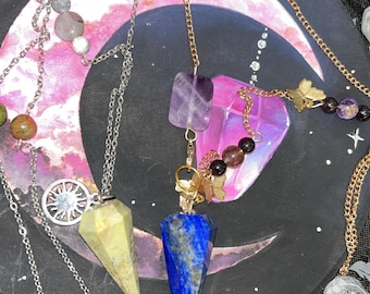 Necklace Pendulum - One-of-a-kind 2-in-1 Convertible Pendulum Necklace (From FL)