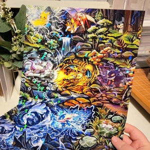 Impressão mural holográfica [estoque limitado!]