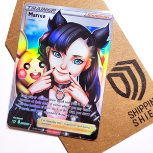 Custom | FULL ART Holographic Orica | Trainer | Handmade Card