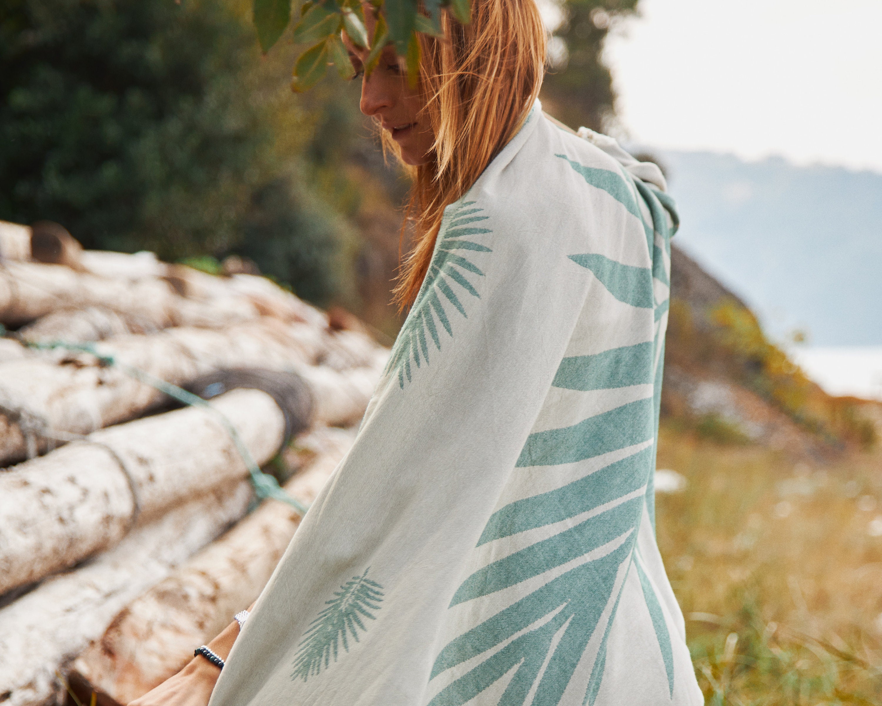 Sexy Woman Silhouette Round Beach Towel Mats Shawl Blanket With Tassels