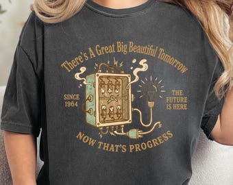 Carousel of Progress Disney Tee, Retro Tomorrowland Shirt, Comfort Colors