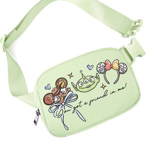 Toy Story Fanny Pack – Belt Bag for Disney Fans, Theme Park Essentials, Buzz & Woody Print, Disney Fanny Pack, Belt Bag