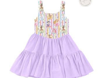 Park Day Outfit Disney Princess Dress Girls Women, Disney World Outfit, Toddler Twirl Dress, Princess Outfit Kids Pre Order