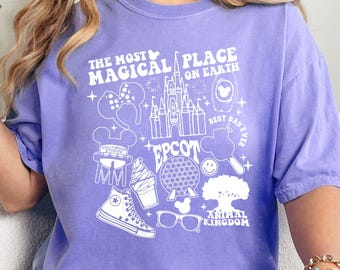 Disney Parks Comfort Colors Tee | Magic Kingdom, Epcot, & More