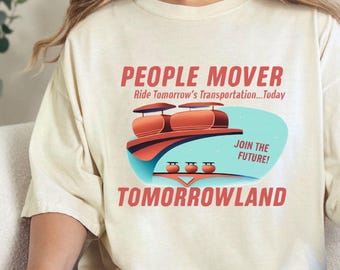 PeopleMover Comfort Colors Shirt: Retro Magic Kingdom Tee