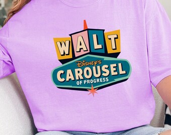 Carousel of Progress T-Shirt – Retro Disney Comfort Colors Tee