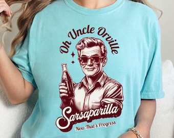 Uncle Orville Sarsaparilla T-Shirt – Retro Magic Kingdom Carousel of Progress, Comfort Colors