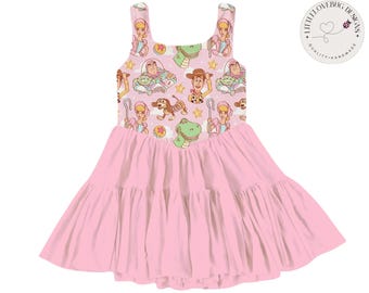 Toy Story Jessie Bo Peep Dress | Pink Twirl Park Outfit Preorder