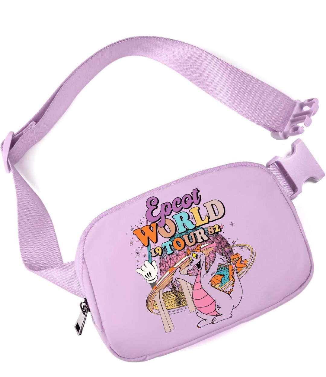 Epcot Figment Belt Bag | Disney Parks Fanny Pack 