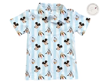 Preorder Mickey Friends Polo, Disney Polo Shirt, Disney Family Outfit, Disney Park Outfit, Matching Disney Shirts