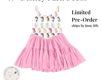 Disney Princess Pink Tulle Twirl Dress Ships June | Park Outfit Women Vacation