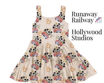 Mickey Minnie Runaway Railway Twirl Tulle Dress Pre-Order | Mommy and Me Disney Park Outfit