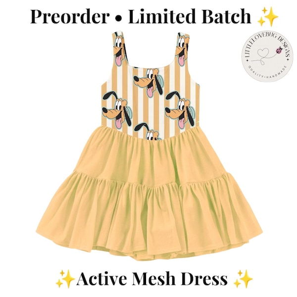 Preorder Pluto Dress, Disney Pluto Outfit, Girls Disney Dress, Park Outfit, Mommy and Me