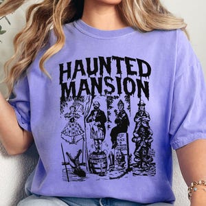 Magic KingdomDisney Haunted Mansion Comfort Colors Tee | Ghost Host Shirt | Spooky Vintage Disney Graphic Tee | Grim Grinning Ghosts
