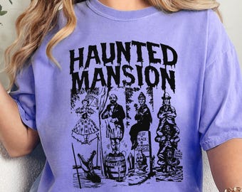 Haunted Mansion Comfort Colors Tee, Vintage Disney World Shirt
