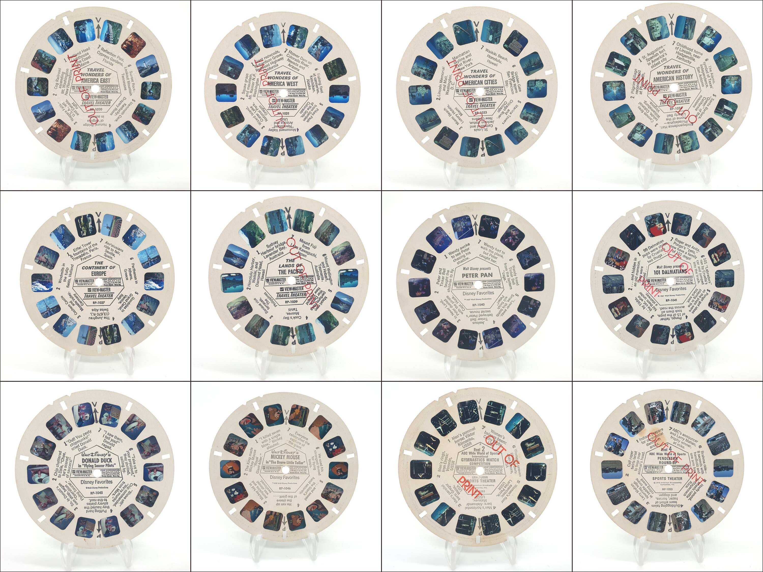 Reelist Reels Reel Pack RP Viewmaster Reels - Etsy