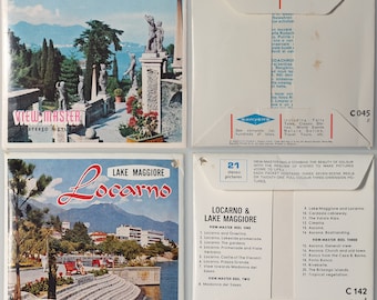 Two Sawyer's View-Master sets Lake Maggiore sold separately