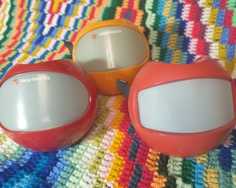 3 eyeball/spaceviewers GAF View-Master model K/11 and Kamenzer Real Stereo imitation (sold separately)