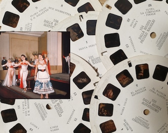 Five Stereo.Rama reels "Dalla Rivista" Italian Nightclub scenes 1950's sold separately.