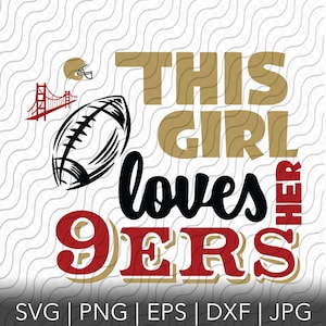 This Girl Loves 9ers SVG, PNG, EPS, dxf, jpg files for Cricut or Silhouette