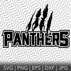 Panthers Claw Scratch, Cutting Template, svg, png, eps, dxf, jpg files for Cricut or Silhouette Sublimation