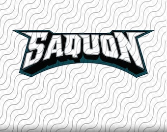 Saquon Barkley Adler Name SVG, PNG, DXF, Jpg, Eps