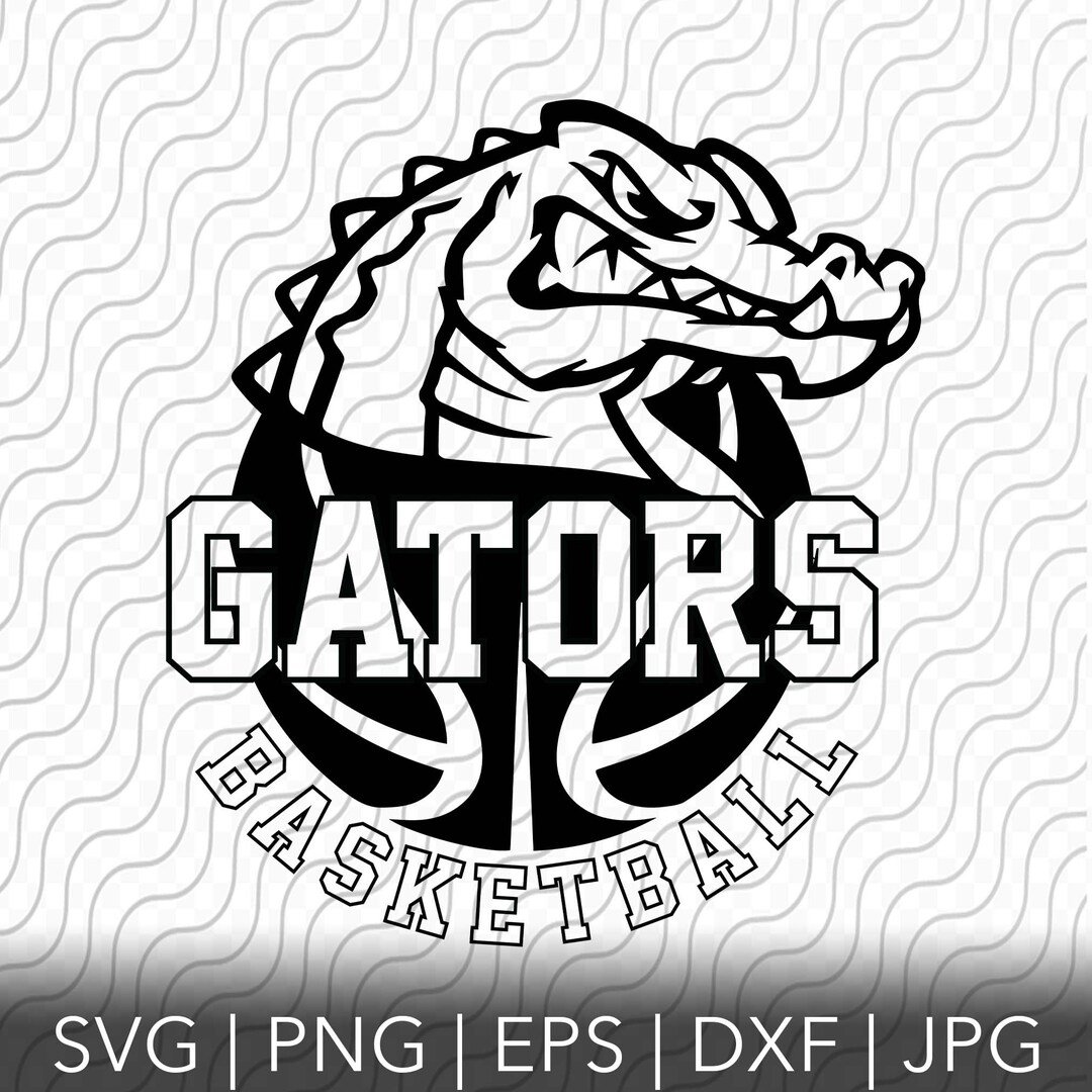 Gators Basketball, Lady Gators Basketball, Mascot, Sport Team Logo, SVG