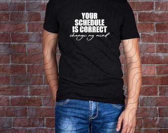Your Schedule Is Correct, School Counselor Shirt, Back To School Shirt, Counselor Gift, Counseling Shirt, First Day Of School Gift