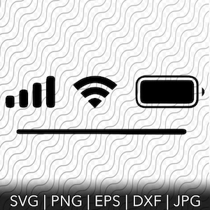 Carregamento de iPhone SVG, PNG, EPS, Cutfile para decalque de carro