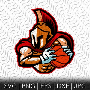 Baloncesto de gladiadores, aros de gladiadores, equipo deportivo, SVG, PNG, archivos jpg para Cricut o silueta