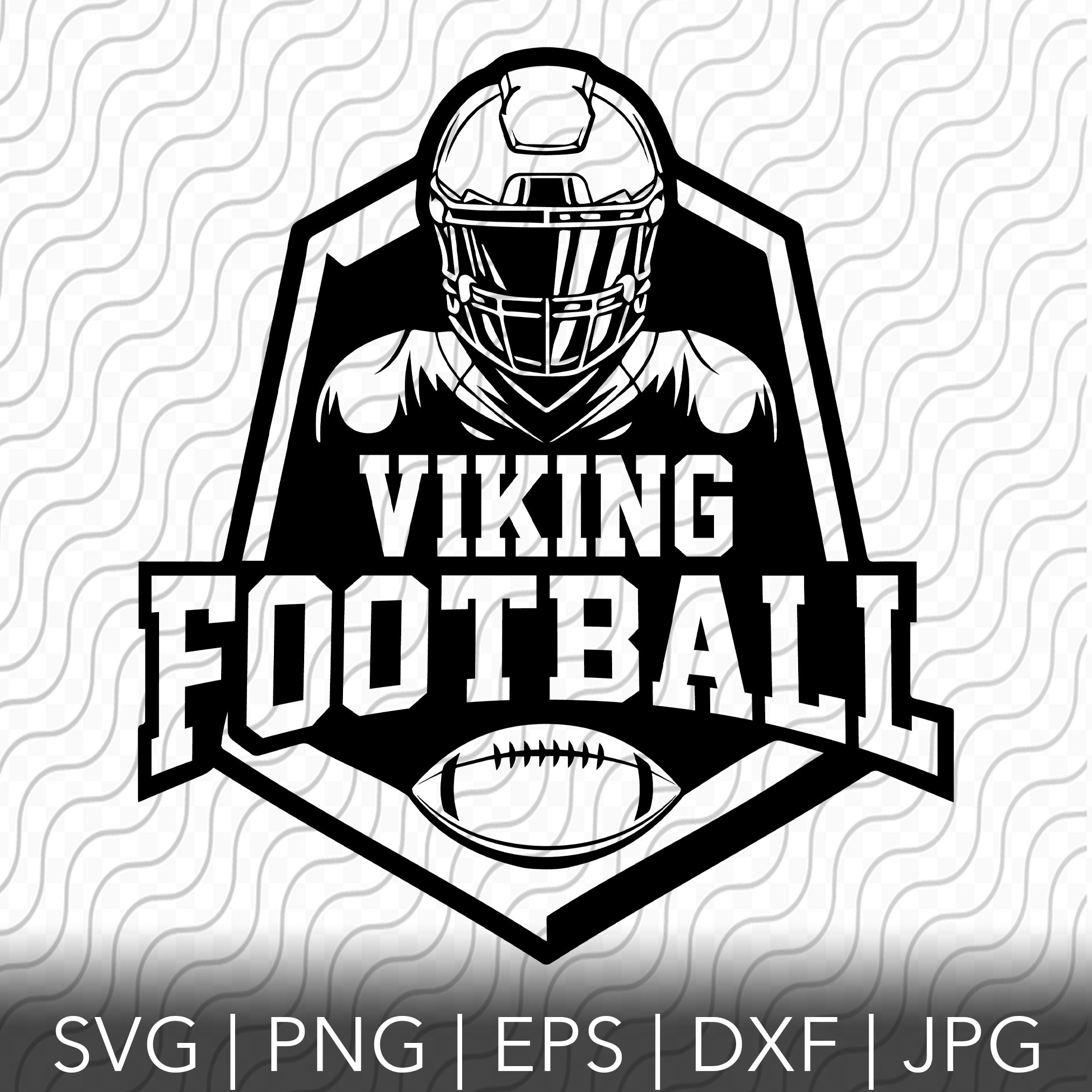 Viking Football Helmet