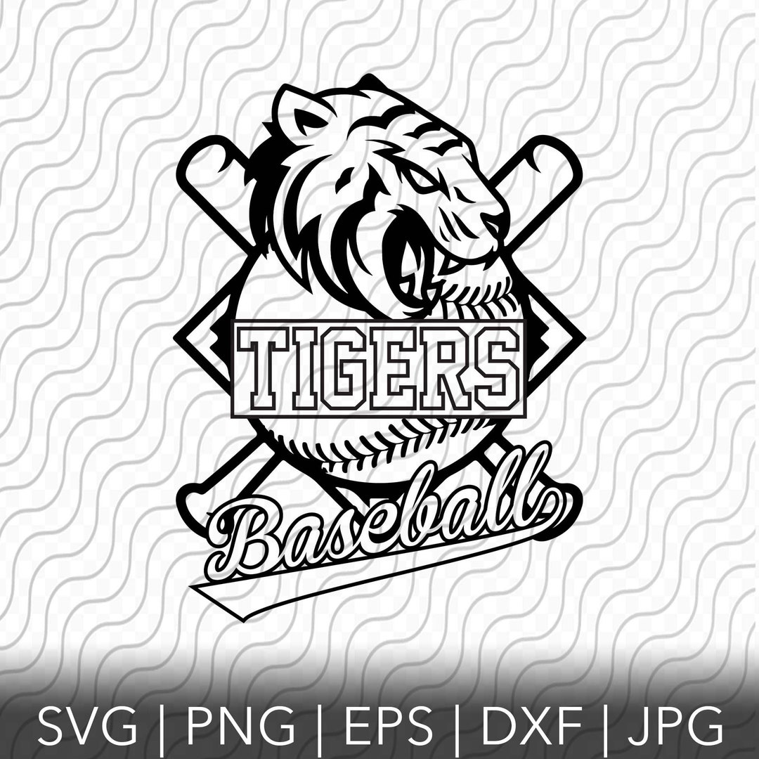 Tiger Baseball Lady Tiger Softball Mascot Sport Team Logo - Etsy