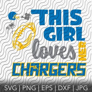 Esta garota ama seus carregadores SVG, PNG, EPS, dxf, arquivos jpg para Cricut ou Silhouette