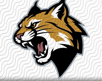 Wildcats School Mascot Cutting Template, svg, png, eps, dxf, jpg files for Cricut or Silhouette, Sublimation