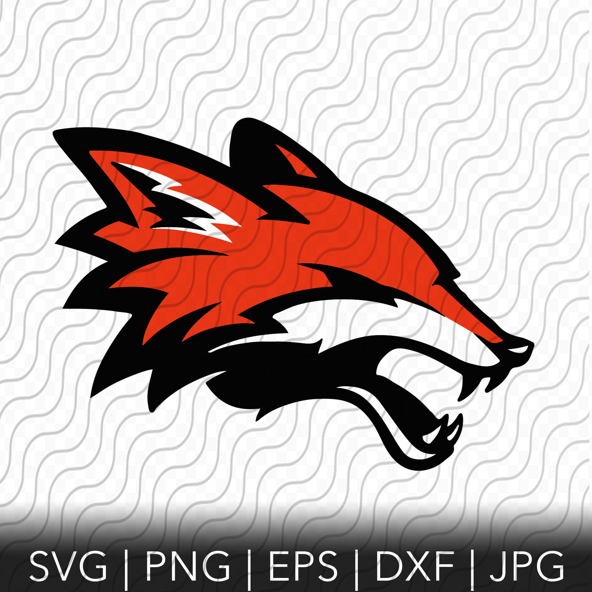 Fox Mascot SVG, Sly Fox SVG, Fox Team SVG, Fox School Mascot, Cutting  Template, svg, png, eps, dxf, jpg files for Cricut or Silhouette