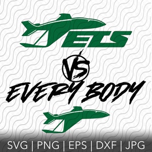Jets Vs Everybody, SVG, PNG, EPS, dxf, jpg files for Cricut or Silhouette, jet