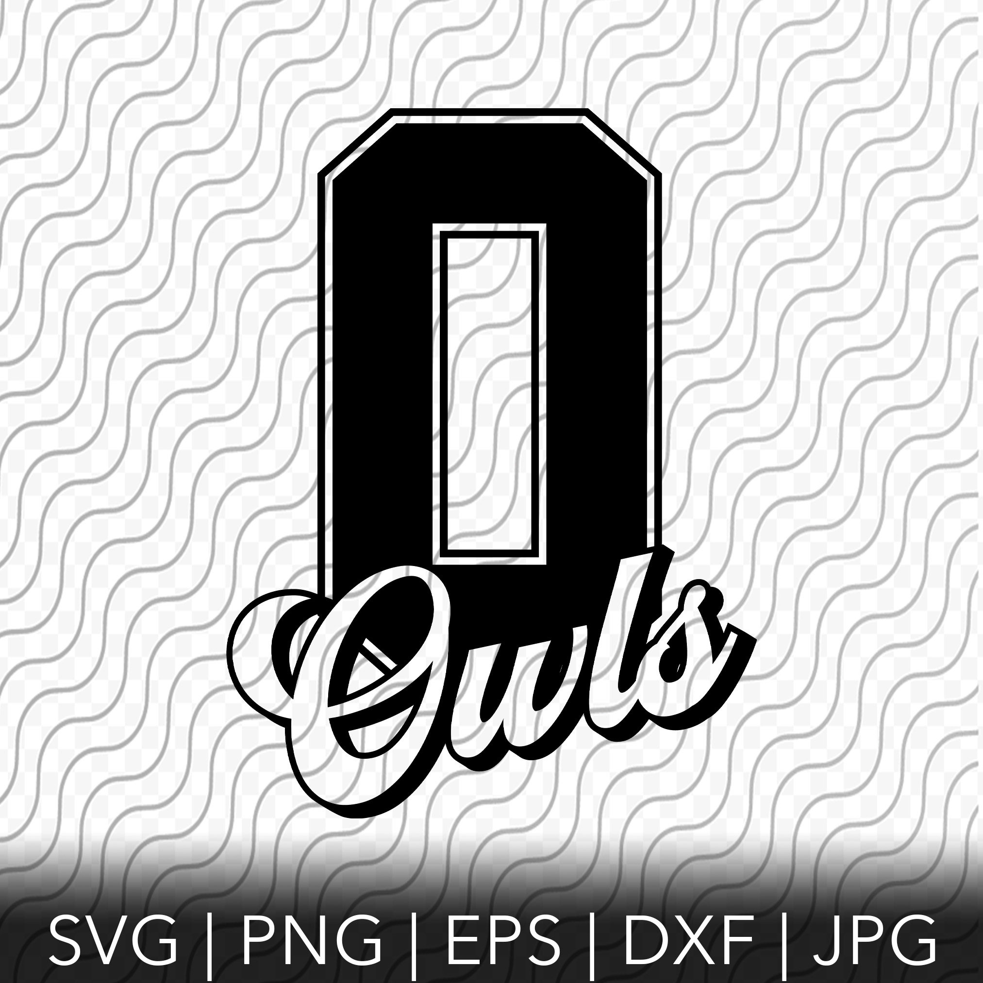 Owls Svg, Owls Team Pride, School Mascot, Mascot Shirt Svg, Cutting Template, svg, png, eps, dxf, jp