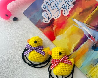Hair tie bracelets  handmade hair bands Gift for friends Super cute hair bands  birthday Gifts Graduation gift  gift for kids  crochet toy