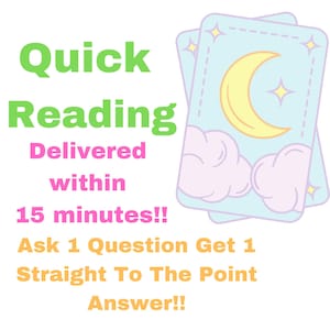 Same Hour Tarot Reading 1 Question Quick Answer Reading