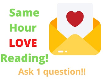 Same Hour Tarot Reading Oracle Reading Love Reading 1 Question 2 Cards