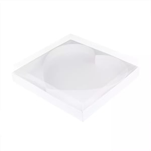 30cm Fillable Heart Box with Clear Lid Giftbox